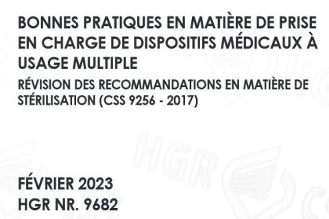 Révision des recommandations en matière de stérilisation de 2017 - CSS 9682 - février 2023